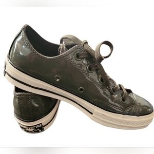 Converse Chuck 70 Green Patent Leather Ox Sneakers Women’s 6 Men 4 Unisex